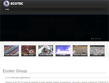 Tablet Screenshot of ecotecgroup.com